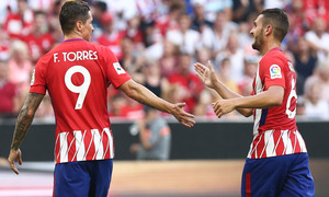 Audi Cup 2017 | Atlético de Madrid - Nápoles. Torres y Koke