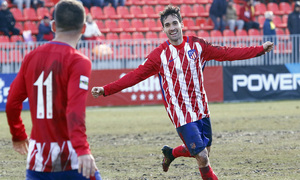 Temporada 17/18 | Atlético B - Adarve | Celebración, gol de Jorge Ortiz