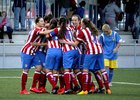 Temp. 2014-2015. Atlético de Madrid Féminas C celebración
