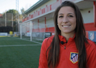 Atlético de Madrid Féminas - Olympique de Lyon. Entrevista a Noelia Tudela