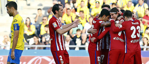 Las Palmas-Atlético de Madrid. 20ª jornada de la Liga.
