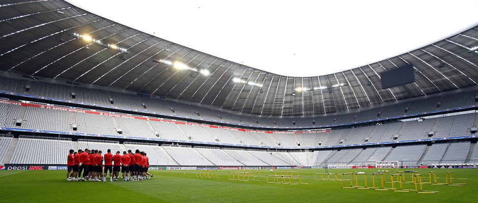 Temp. 2015-2016 | Entrenamiento oficial Champions Allianz Arena | Grupo