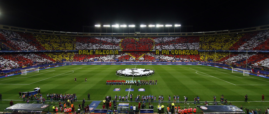 Temp. 16/17 | Atlético de Madrid - Bayern | Tifo