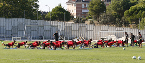 Temp. 17-18 | Primer entrenamiento de la temporada del Atlético de Madrid B