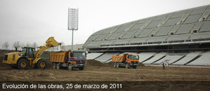 Obras del nuevo estadio del Atlético de Madrid (25/03/2011) 