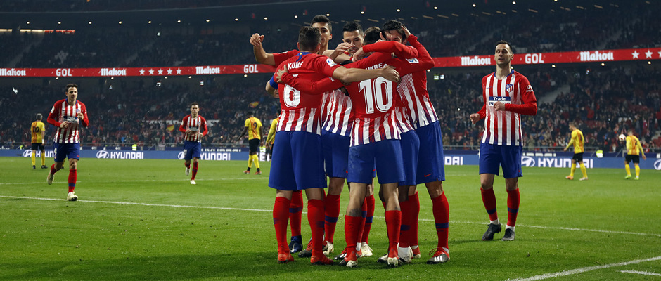 Temporada 18/19 | Atleti - Sant Andreu | celebración gol Correa