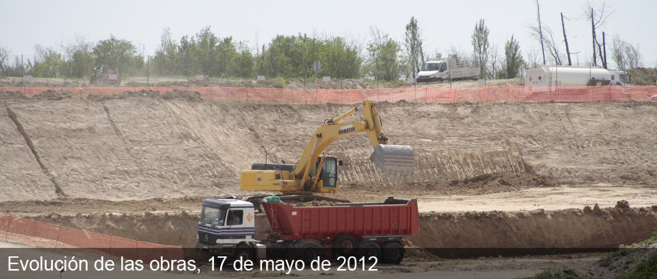 Obras del nuevo estadio del Atlético de Madrid (17/05/2012) 