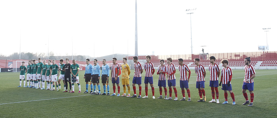 Temporada 19/20. Youth League. Atlético de Madrid Juvenil A - Lokomotiv. 