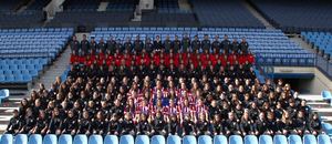 Temporada 2013-2014. Foto de familia del Atlético de Madrid Féminas