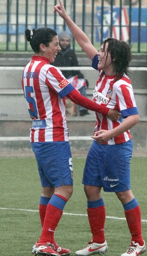 Temporada 2012-2013. Marta Carro y Laura Ortiz fueron protagonistas en la victoria rojiblanca