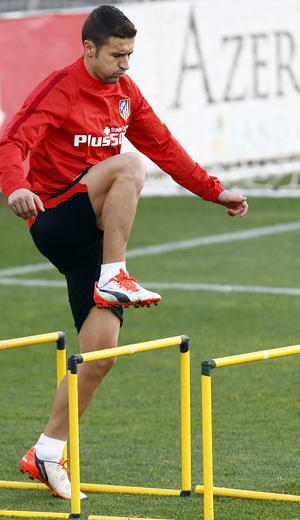 temporada 15/16. Entrenamiento en la ciudad deportiva de Majadahonda. Gabi durante el entrenamiento