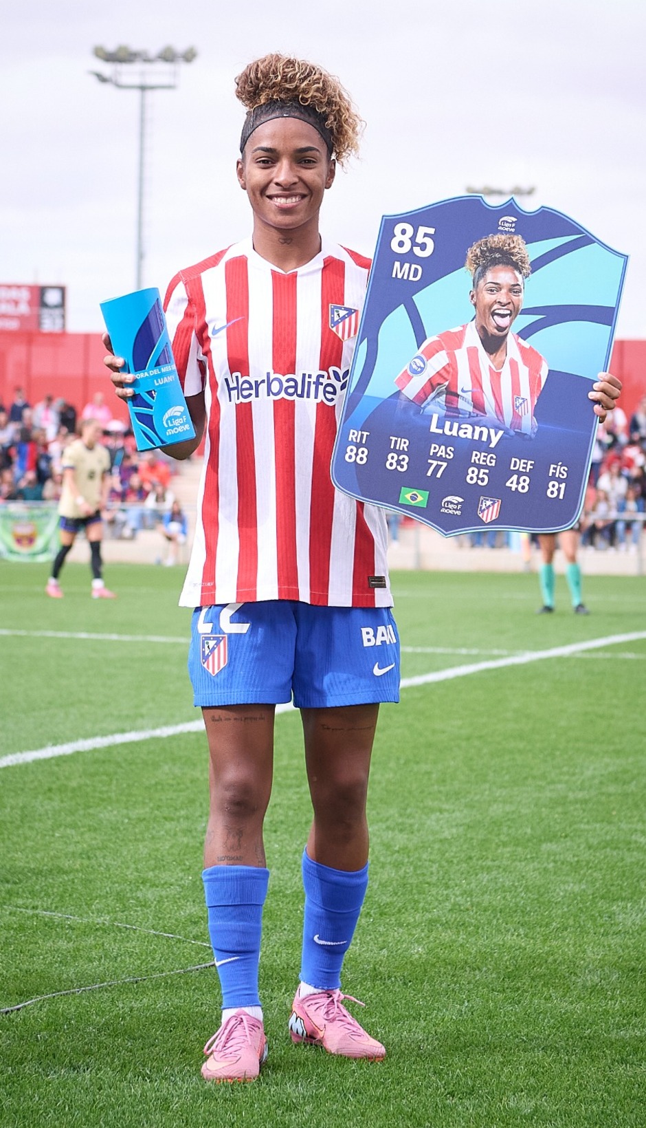 Temp. 25-26 | Atleti Femenino - Barcelona | Luany, jugadora de mes de la Liga F