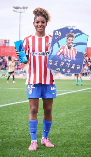 Temp. 25-26 | Atleti Femenino - Barcelona | Luany, jugadora de mes de la Liga F
