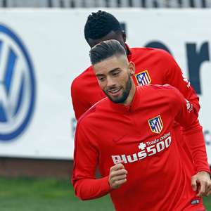 temporada 15/16. Entrenamiento en la ciudad deportiva de Majadahonda. Carrasco corriendo durante el entrenamiento
