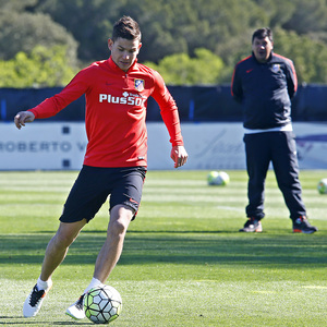 Temporada 2015-2016.Entrenamiento en la Ciudad Deportiva Wanda Atlético de Madrid  08-04-2016.