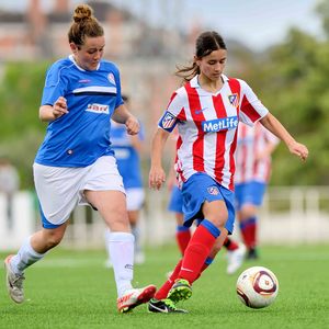 Temporada 2012-2013. La capitana del Féminas "D" durante el último partido de Liga
