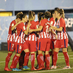 Temp. 17/18 | Atlético de Madrid Femenino | 24-03-18 | Jornada 24 | Celebración