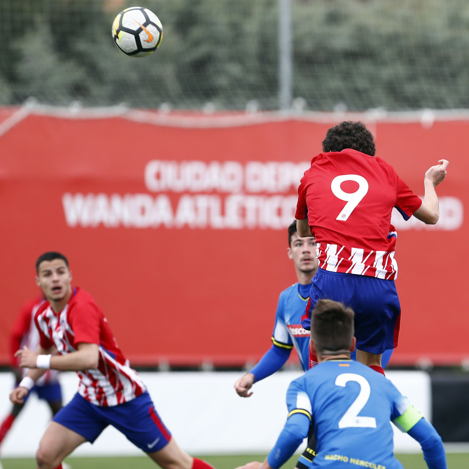 Temp. 17-18 | Triunfo liguero del Atlético Madrileño | 08-04-2018 |  Sergio Camello