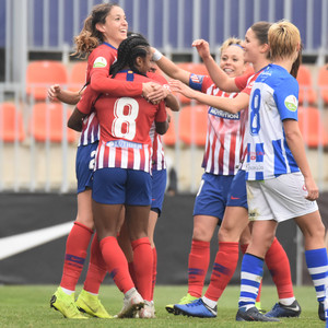 Temp. 18-19 | Atlético de Madrid Femenino - Sporting de Huelva | Celebración Olga