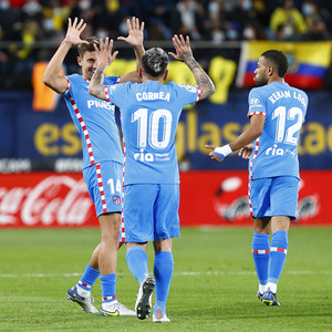 Temp. 21-22 | Villarreal - Atlético de Madrid | Celebración Correa