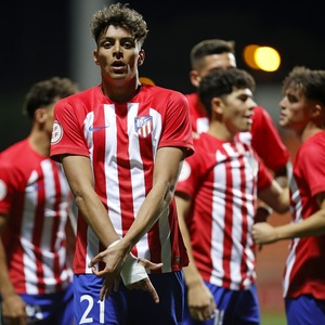 Temp. 23-24 | Atlético de Madrid B - Antequera | Celebración Abde