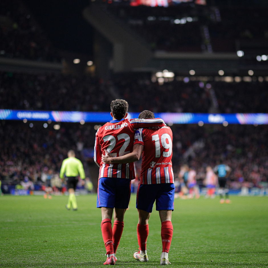 Temp. 24-25 | Champions League | Atlético de Madrid - Bayer Leverkusen | Celebración Julián Alvarez