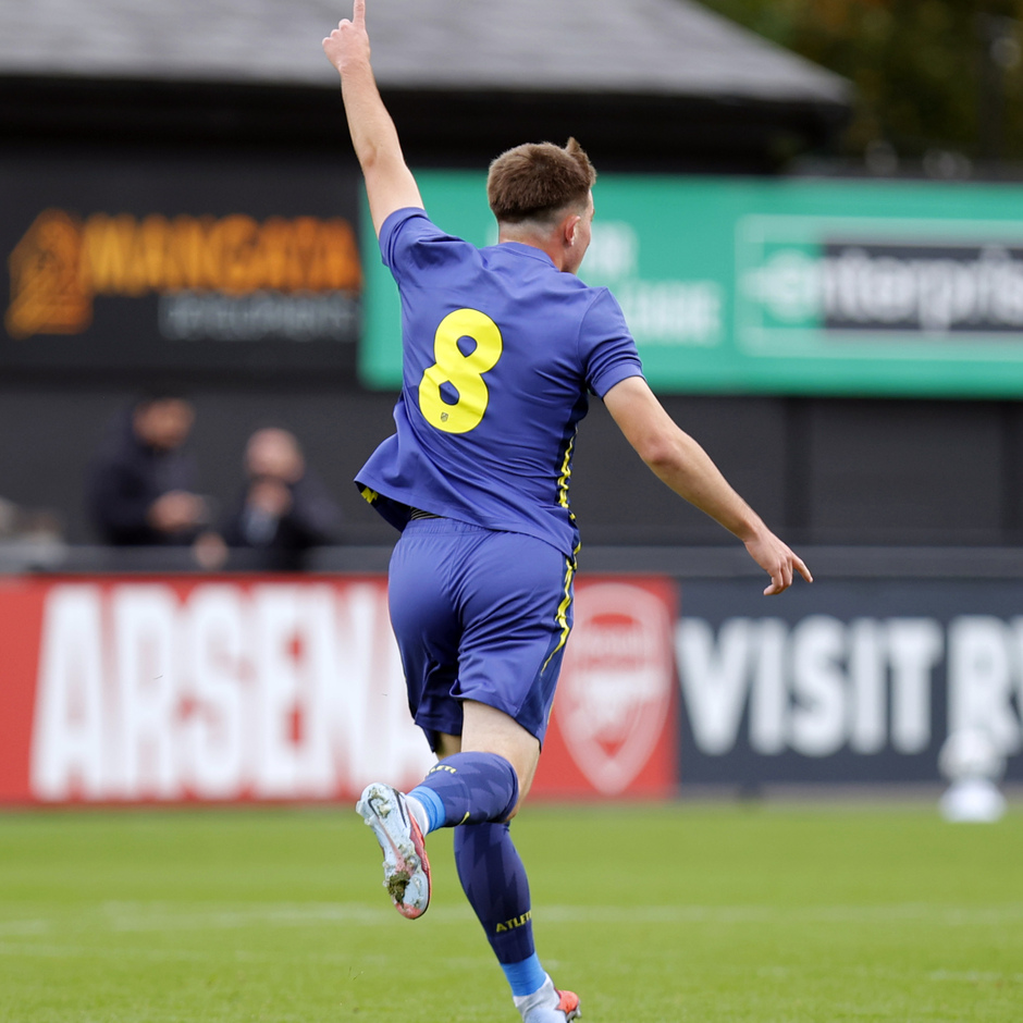 Temp. 25-26 | Arsenal - Atlético de Madrid Juvenil A | UEFA Youth League | Vinatea celebración