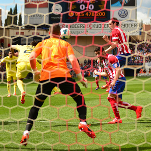 temporada 13/14 Partido. Atlético de Madrid_Villarreal. Gol de Raúl García Estadio10