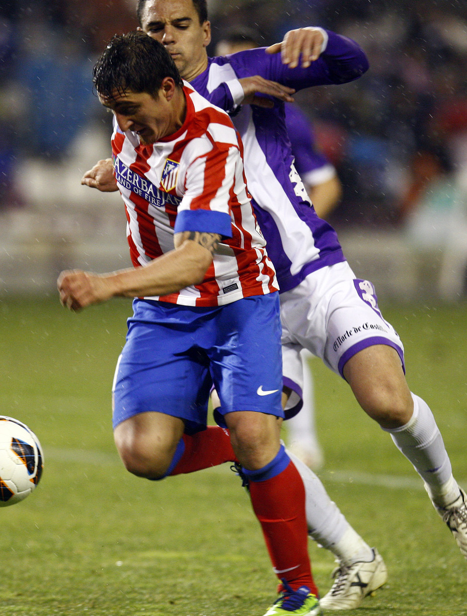 Temporada 2012-13. Cristian Rodríguez anotó en la visita del equipo a Zorrilla para enfrentarse al Real Valladolid. 