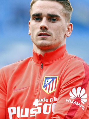temporada 15/16. Entrenamiento en el Estadio Vicente Calderón. Griezmann durante el entrenamiento