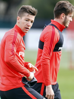 temporada 15/16. Entrenamiento en la ciudad deportiva de Majadahonda. Vietto durante el entrenamiento