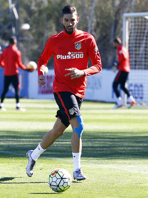 Temporada 2015-2016.Entrenamiento en la Ciudad Deportiva Wanda Atlético de Madrid  08-04-2016.