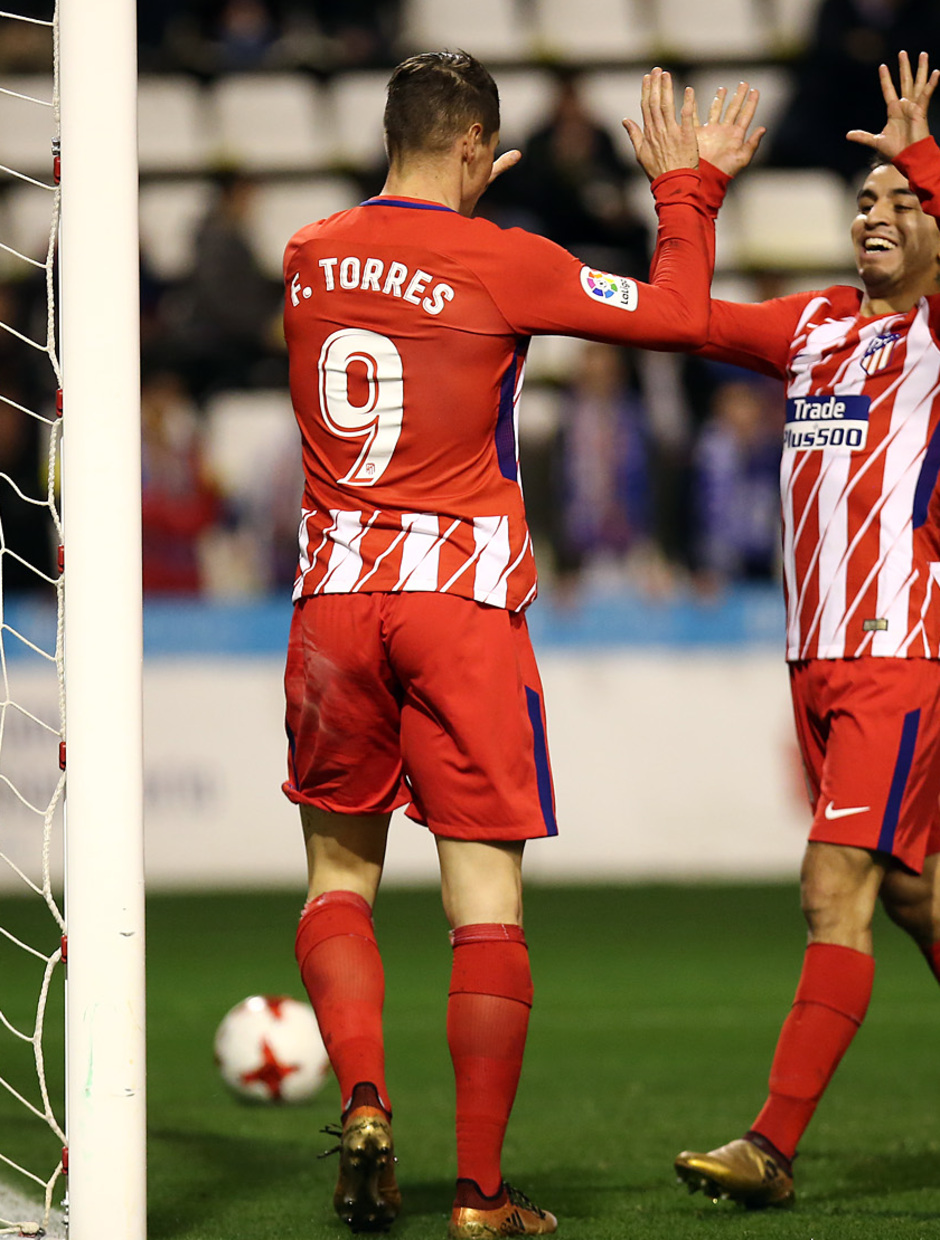 Temp. 17-18 | Copa del Rey | Lleida - Atlético de Madrid | Torres y Correa