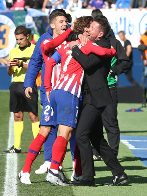 Temporada 2018-2019 | Leganés - Atlético de Madrid | Celebración gol Griezmann