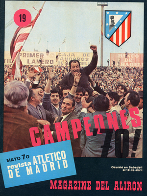 Temp. 1969-70 | Campeones de Liga  en Sabadell | Revista del club