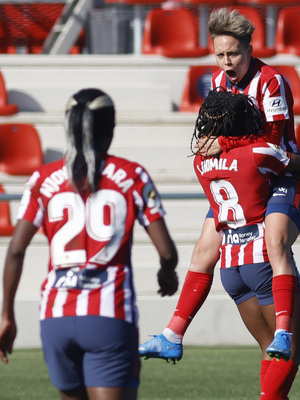 Temp. 20-21 | Atlético de Madrid Femenino - Valencia | Celebración Ludmila