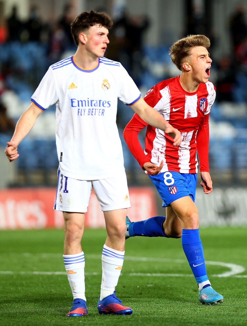 Temp. 21-22 | Youth League | Real Madrid - Atlético de Madrid Juvenil A | Celebración Pablo Barrios