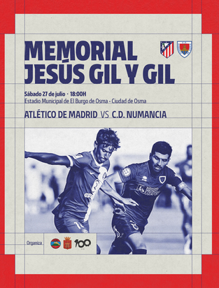 Jugaremos contra el Numancia el Memorial Jesús Gil y Gil