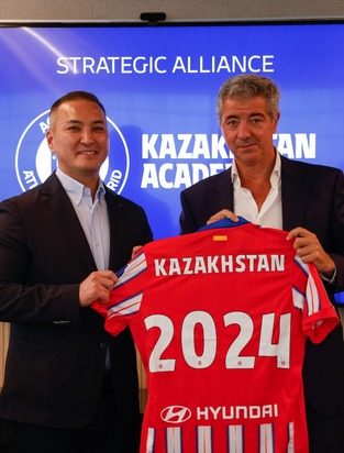 Atleti has formalised the launch of its strategic agreement with Kazakhstan through its Academy