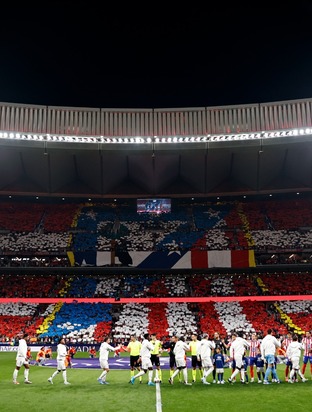 El Cívitas Metropolitano batió el récord de asistencia en el derbi