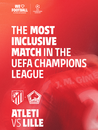 The Riyadh Air Metropolitano will host the most inclusive match of the UEFA Champions League