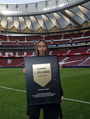 Lola Gallardo, jugadora con más partidos en la historia del club