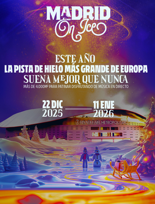 Diviértete patinando sobre hielo en el Riyadh Air Metropolitano