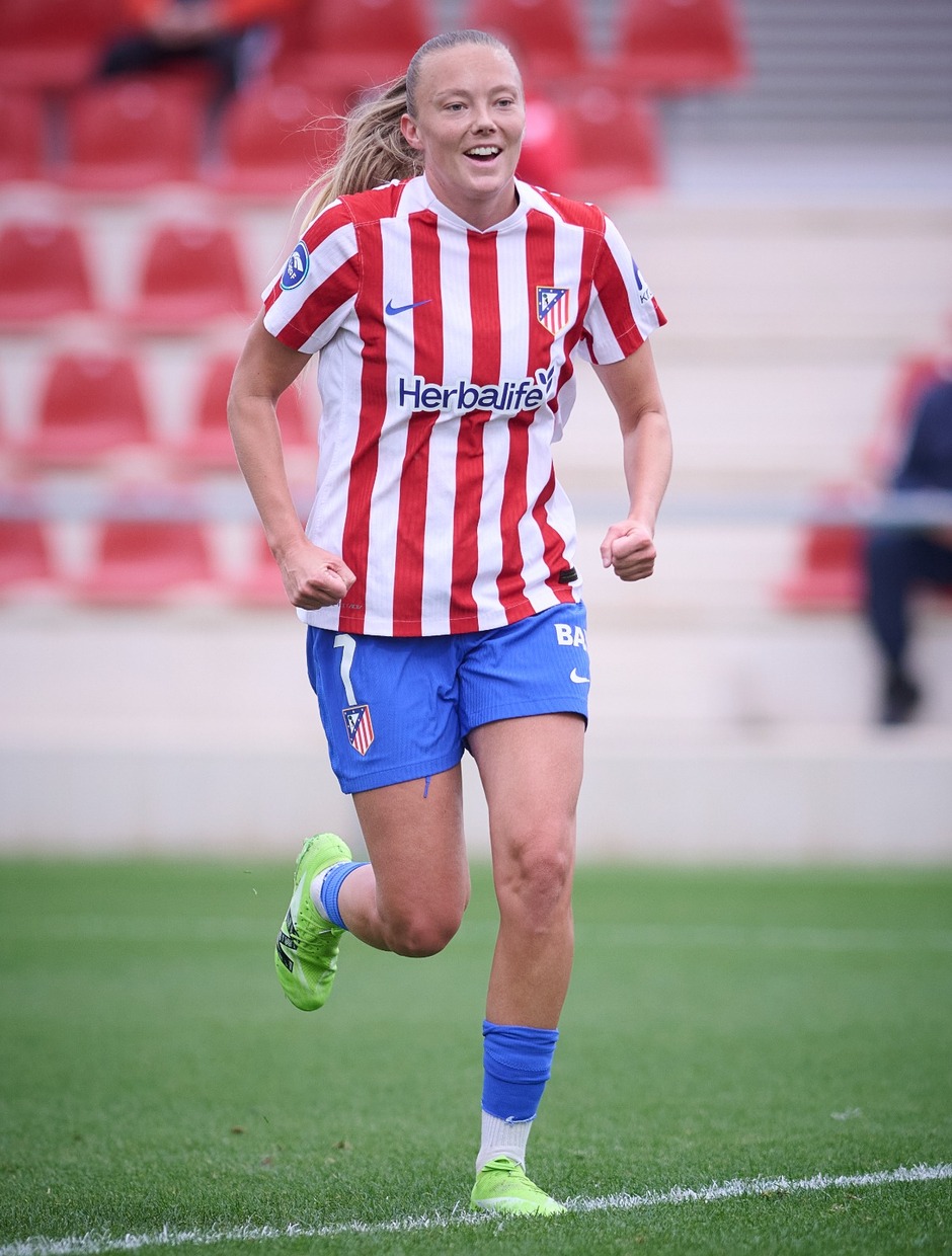 Temp. 25-26 | Atlético de Madrid Femenino - Alhama | Celebración Jensen