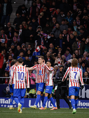 Temp. 2025/26 | Atlético de Madrid-Oviedo | Piña celebración 4