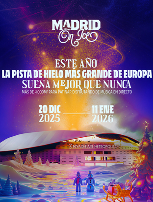 Diviértete patinando sobre hielo en el Riyadh Air Metropolitano