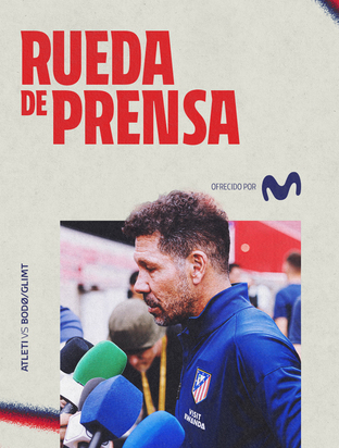 Rueda de prensa de Simeone tras el Atleti-Bodø/Glimt