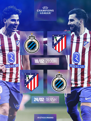 We will face Club Brugge in the Champions League play-off