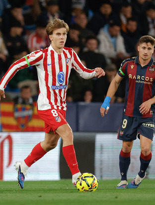 The action from Levante - Atlético de Madrid