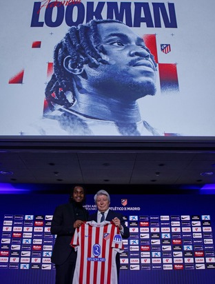 Presentación oficial de Lookman como nuevo jugador del Atleti